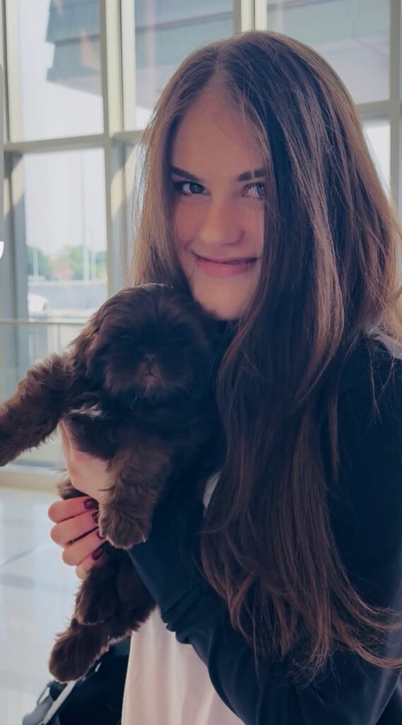 The day Alana picked up little Ruby at the airport! A sweet day.